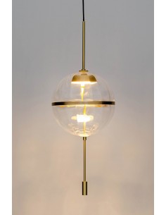 Lampa wisząca CHAPLIN 300 mosiądz 2