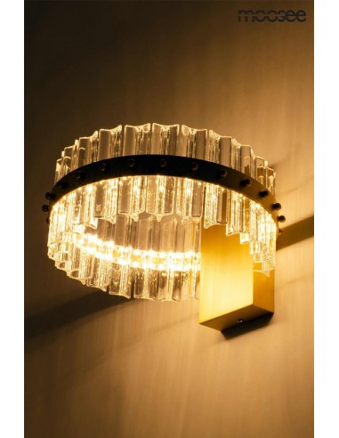 MOOSEE lampa ścienna SATURNUS WALL złota
