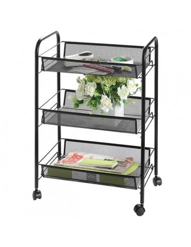 Regał kuchenny mobilny na kółkach - 3 półki