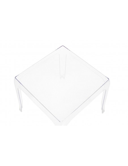 Stolik GHOST transparentny - poliwęglan