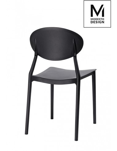 MODESTO krzesło FLEX czarne - polipropylen