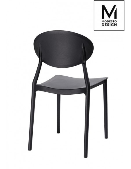 MODESTO krzesło FLEX czarne - polipropylen