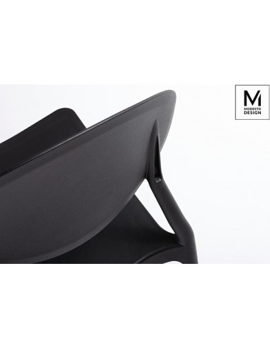 MODESTO krzesło FLEX czarne - polipropylen