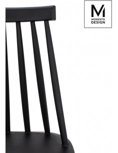 MODESTO krzesło RIBS BLACK 2