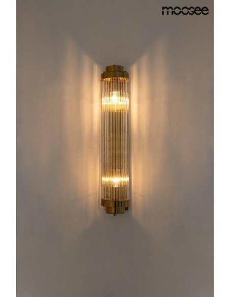 MOOSEE lampa ścienna COLUMN 40 złota