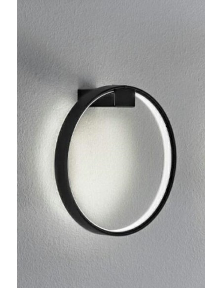 MOOSEE lampa ścienna CIRCLE WALL czarna