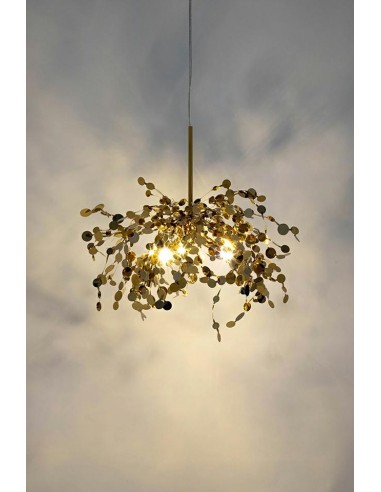 Lampa wisząca MONETE SINGLE złota