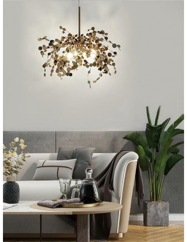 Lampa wisząca MONETE SINGLE złota