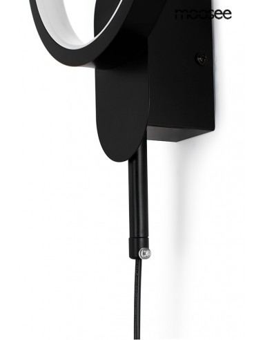 MOOSEE lampa ścienna COMO czarna