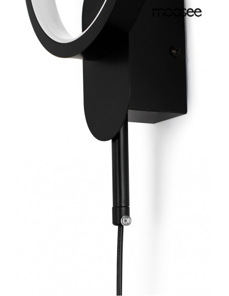 MOOSEE lampa ścienna COMO czarna