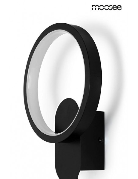 MOOSEE lampa ścienna COMO czarna