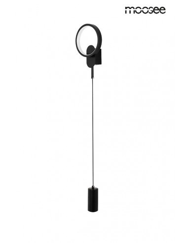 MOOSEE lampa ścienna COMO czarna