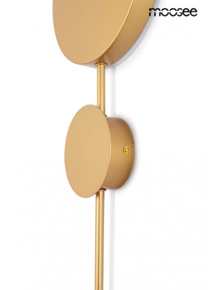 MOOSEE lampa ścienna SHADOW 2 złota