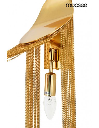MOOSEE lampa ścienna LAMBADA złota