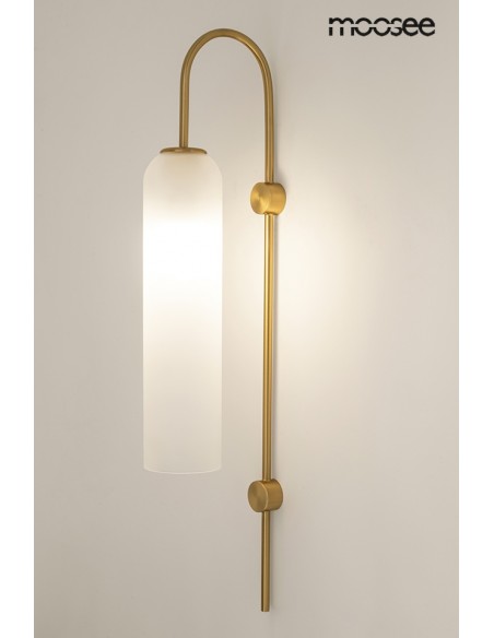 MOOSEE lampa ścienna SLACK złota / biała
