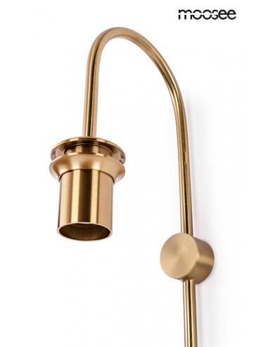 MOOSEE lampa ścienna SLACK złota / biała