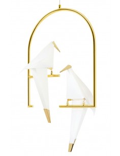 Lampa wisząca LORO 2 UP złota - LED