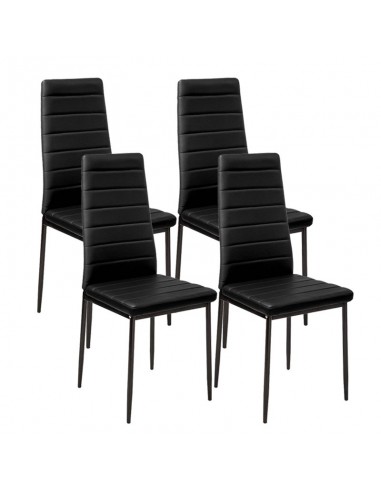 Krzesła Nicea czarne 4 szt
