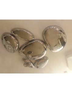 Lampa wisząca STONE MIRROR - LED, stal polerowana 2