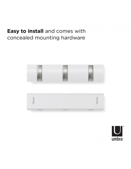 UMBRA wieszak na ubrania FLIP 3 biały