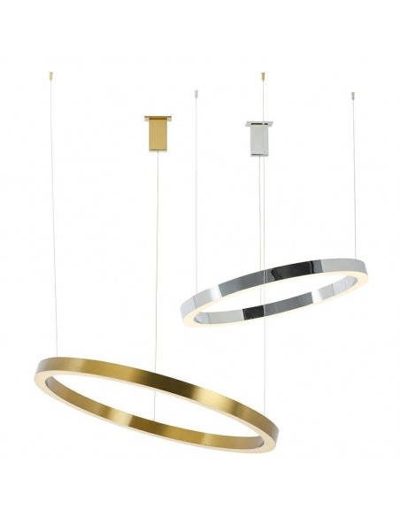 Lampa wisząca RING 100 złota - LED