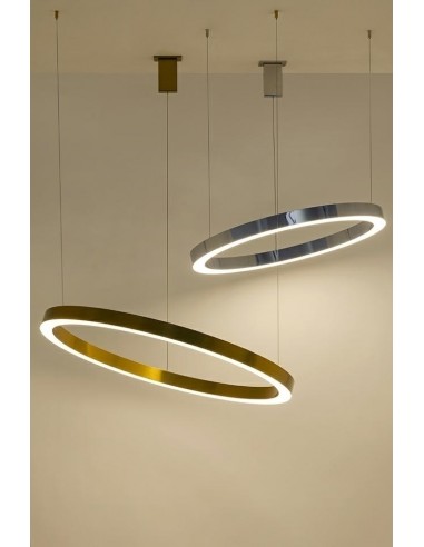 Lampa wisząca RING 100 złota - LED