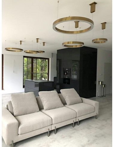 Lampa wisząca RING 100 złota - LED