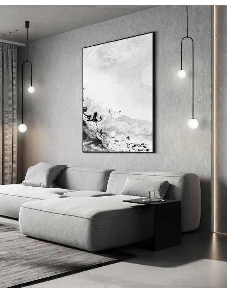 MOOSEE lampa wisząca LOW czarna