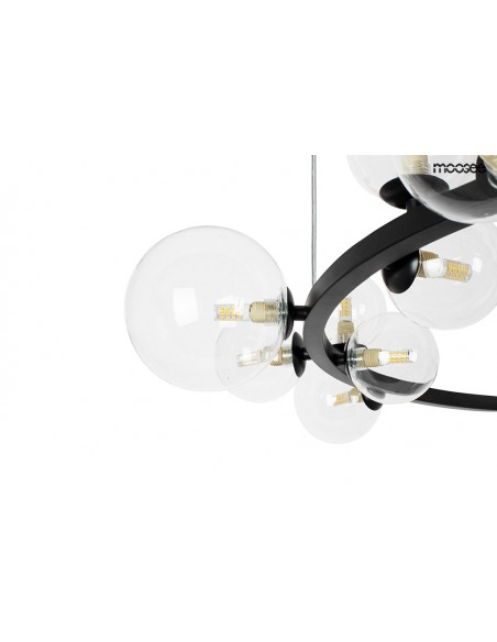 MOOSEE lampa wisząca ALURE 120 czarna