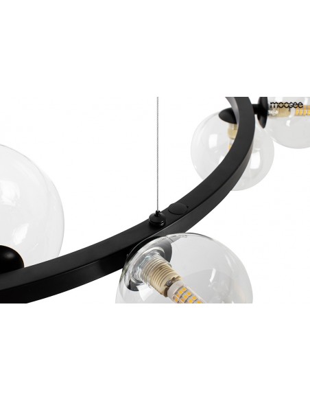 MOOSEE lampa wisząca ALURE 120 czarna