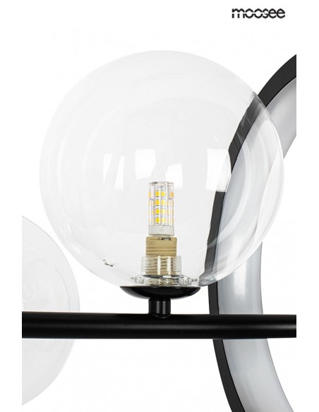 MOOSEE lampa wisząca ALURE LINE 120 czarna