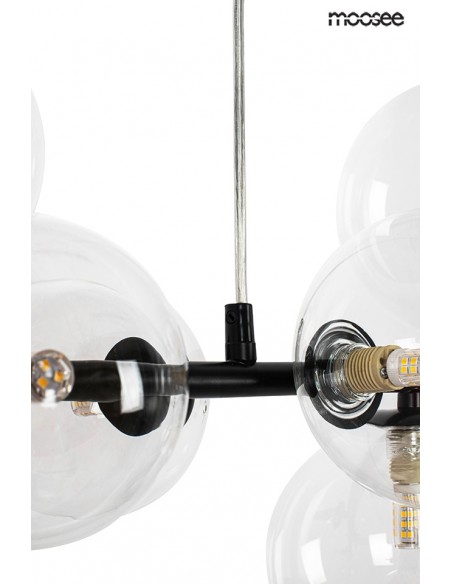 MOOSEE lampa wisząca ALURE LINE 120 czarna