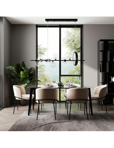 MOOSEE lampa wisząca ALURE LINE 120 czarna