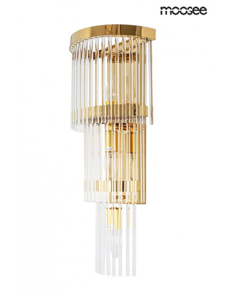 MOOSEE lampa ścienna ESTRO złota
