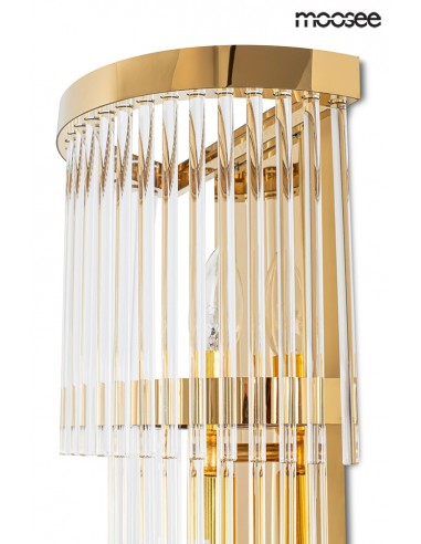 MOOSEE lampa ścienna ESTRO złota
