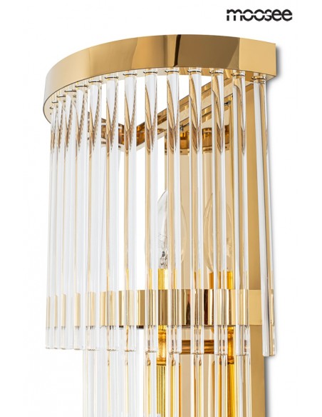 MOOSEE lampa ścienna ESTRO złota