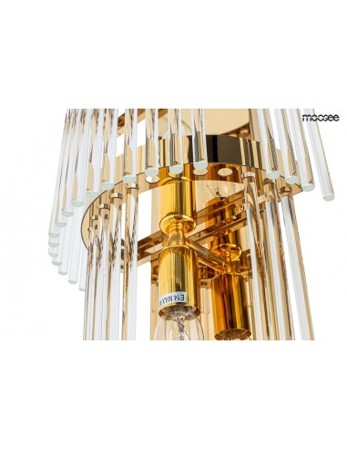 MOOSEE lampa ścienna ESTRO złota