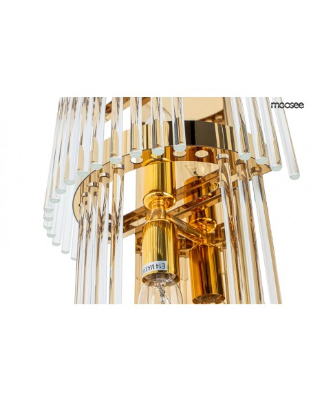 MOOSEE lampa ścienna ESTRO złota