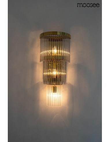 MOOSEE lampa ścienna ESTRO złota
