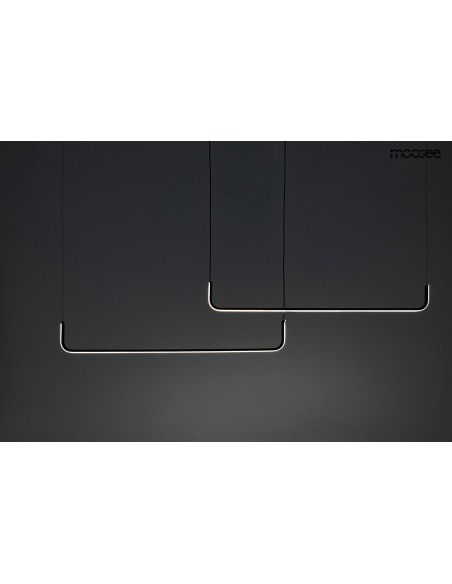 MOOSEE lampa wisząca SHAPE DUO 120 czarna