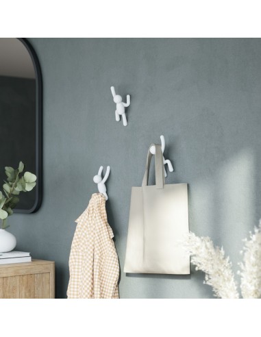 UMBRA wieszak ścienny BUDDY biały