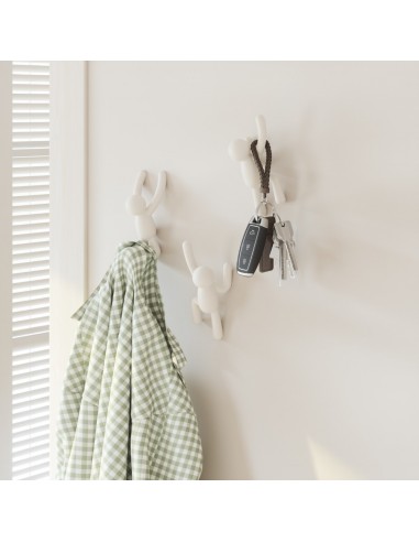 UMBRA wieszak ścienny BUDDY biały