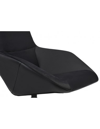 Fotel obrotowy VITA VELVET czarny