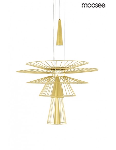 MOOSEE lampa wisząca SESTO złota