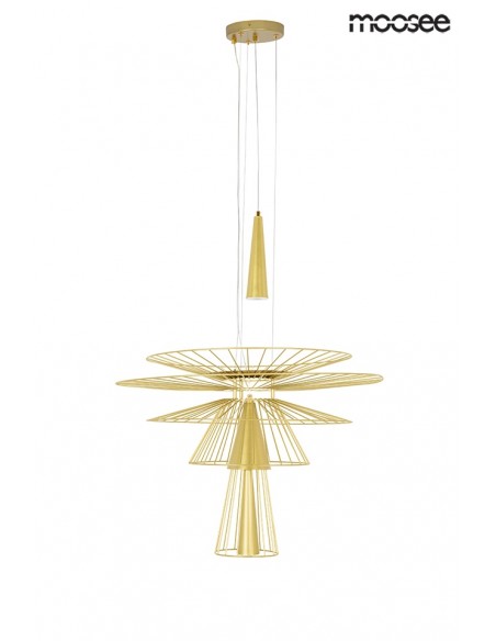 MOOSEE lampa wisząca SESTO złota