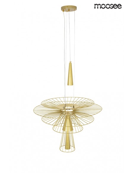 MOOSEE lampa wisząca SESTO złota