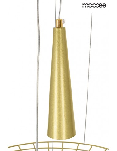 MOOSEE lampa wisząca SESTO złota