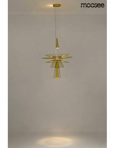 MOOSEE lampa wisząca SESTO złota