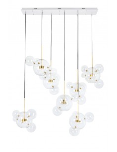 Lampa wisząca CAPRI LINE 7 złota - 420 LED