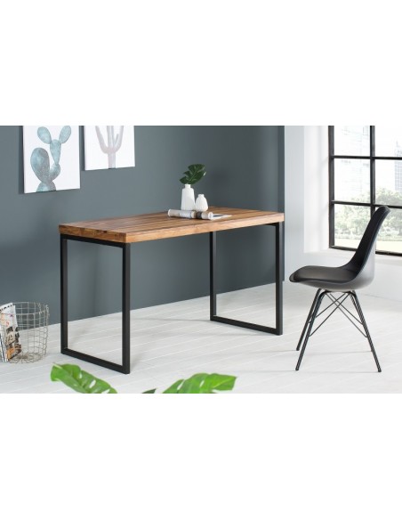 INVICTA biurko ELEMENTS Sheesham - lite drewno palisander, metal